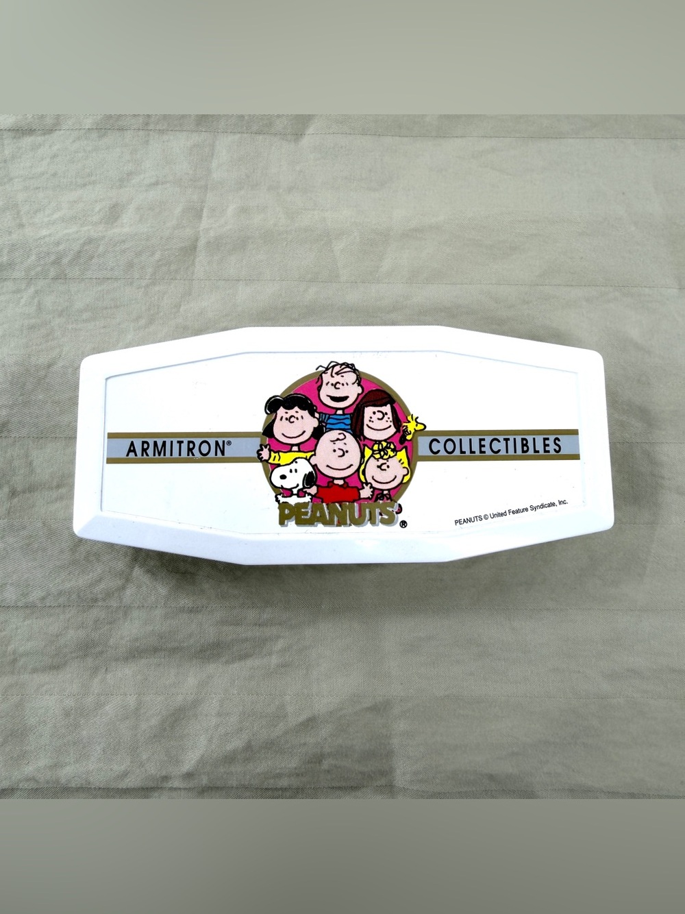 Vintage Peanuts Snoopy Armitron Collectibles White Watch Case No Watch